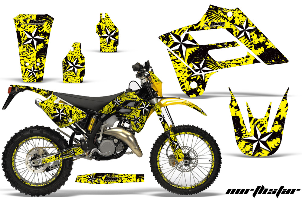 Gas Gas EC250-EC300 06-08 Graphics Kit NorthStar Y NPs